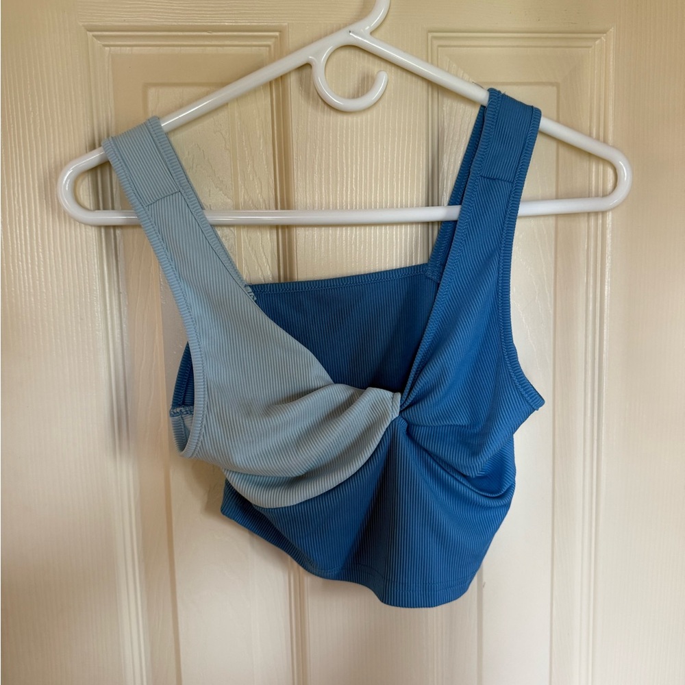 Stylish Blue and Light Blue Women's Top